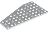 Wedge Plate 6 x 12 Right in White