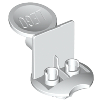 Sports Soccer Minifig Stand in White