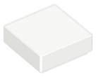 Tile 1 x 1 with Groove in White