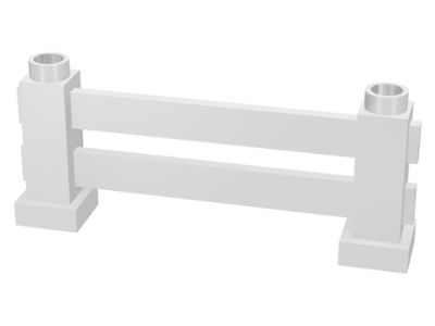 Duplo Fence 1 x 6 x 2 in White