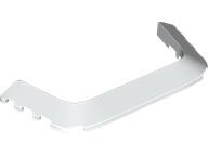 Wheel Arch, Mudguard 10 x 4 x 2/3 in White