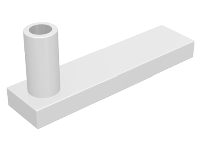 Fence Gate 1 x 4 x 2 Base in White