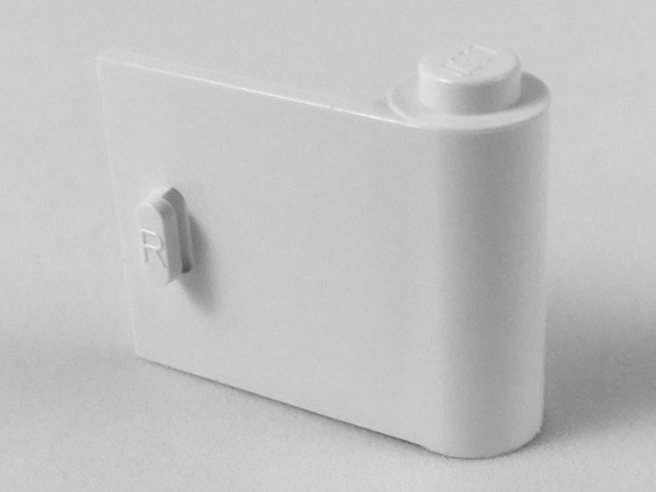 Door 1 x 3 x 2 Right in White