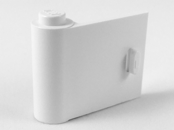 Door 1 x 3 x 2 Left in White