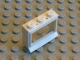 Window 1 x 3 x 2 Classic with Solid Studs [Complete] in White