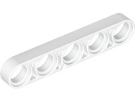 Technic Beam 1 x 5 Thin in White