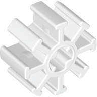 Technic Gear Timing Wheel 8 Tooth in White