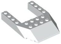 Brick Wedged, Sloped 6 x 8 Cutout in White