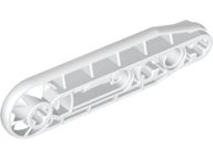 Technic Beam 1 x 7 with Fan in White