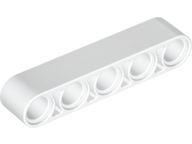Technic Beam 1 x 5 Thick in White