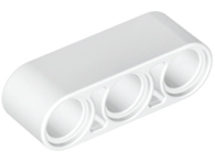 Technic Beam 1 x 3 Thick in White