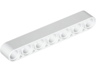 Technic Beam 1 x 7 Thick in White