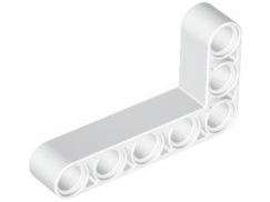 Technic Beam 3 x 5 L-Shape Thick in White