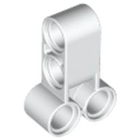 Technic Pin Connector Perpendicular Long in White