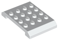 Brick Sloped 4 x 6 x 2/3 Double in White