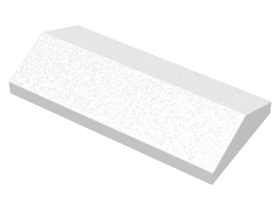Brick Sloped 33° 2 x 4 Double in White