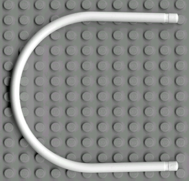 Scala, Curtain Rod Curved in White