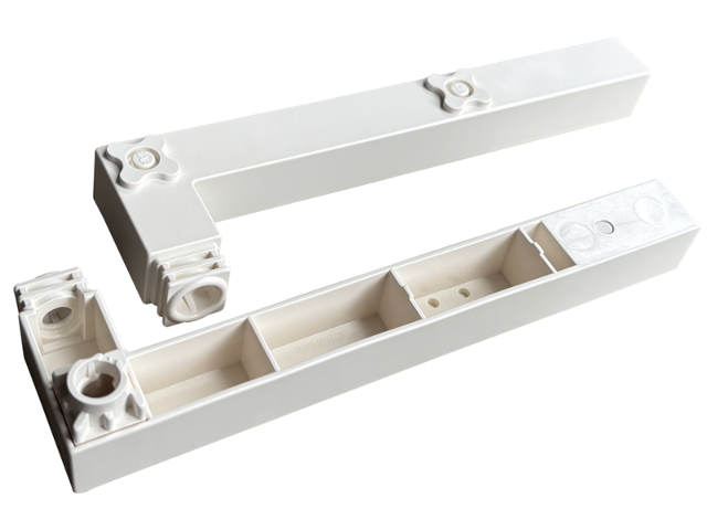 Scala, Building, Support L 18 Studs Long [Complete Assembly] in White