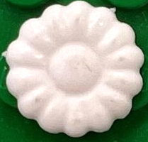 Belville / Scala, Plant Flower with 14 Petals Type 1 in White