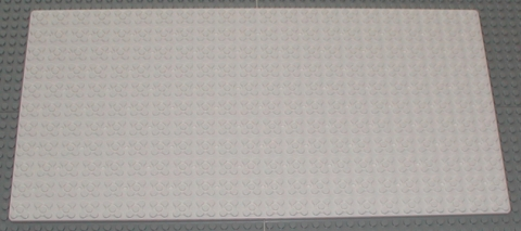 Scala, Baseplate 44 x 22 x 1/3 without holes in White