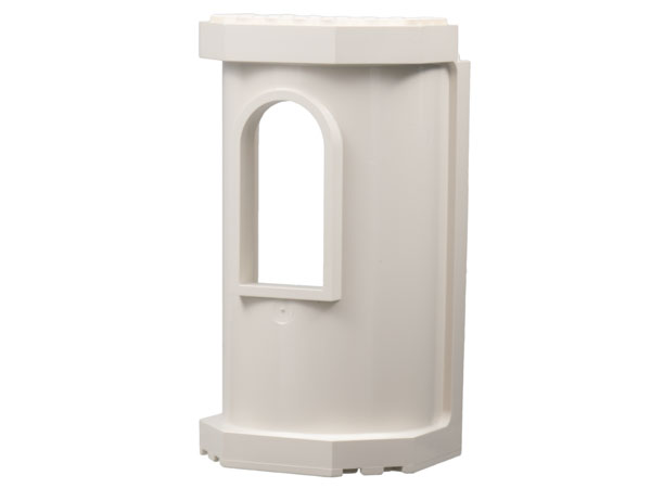 Belville Wall 6 x 8 x 12 - Tower with Window in White