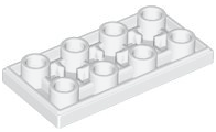 Tile Special 2 x 4 Inverted in White