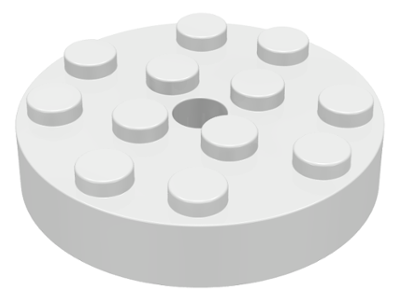 Turntable 4 x 4 Top in White