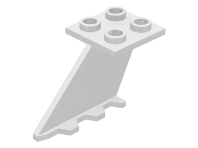 Tail 4 x 2 x 2 in White
