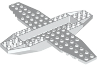 Plane, Bottom 18 x 16 x 1 x 1 1/3 in White