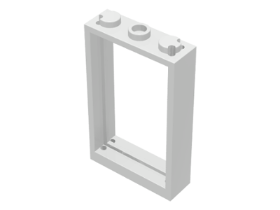 Door Frame 1 x 3 x 4 in White
