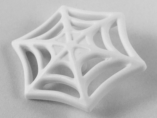 Web Effect Medium Bar on Back in White