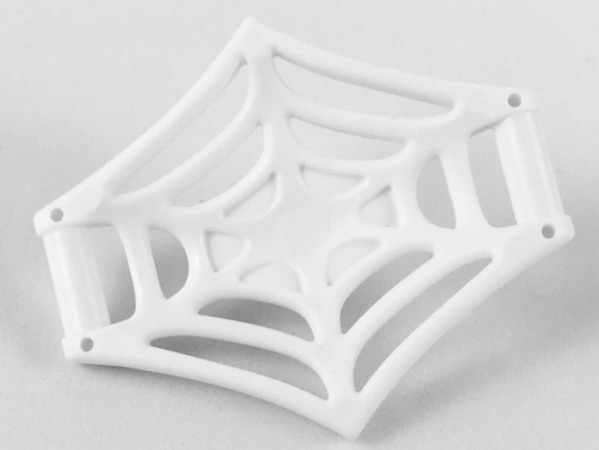 Web Effect Large Bar on Back Handles on Sides in White