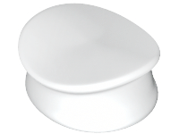 Cap, Police Style in White