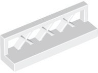 Fence Lattice 1 x 4 x 1 in White