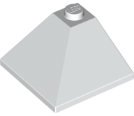 Brick Sloped 33° 3 x 3 Double Convex in White