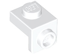 Bracket 1 x 1 - 1 x 1 in White