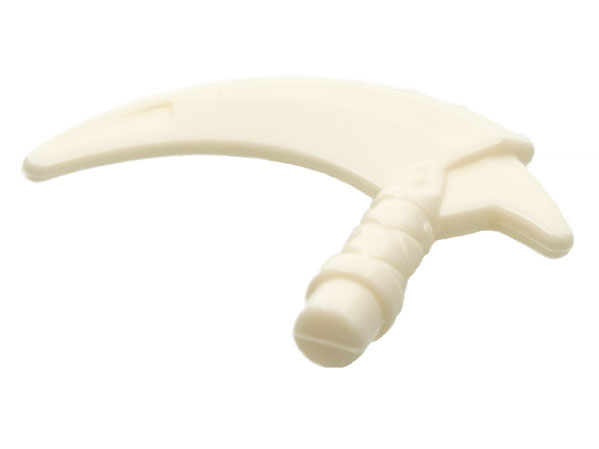 Weapon Scythe / Hook with Bar in White