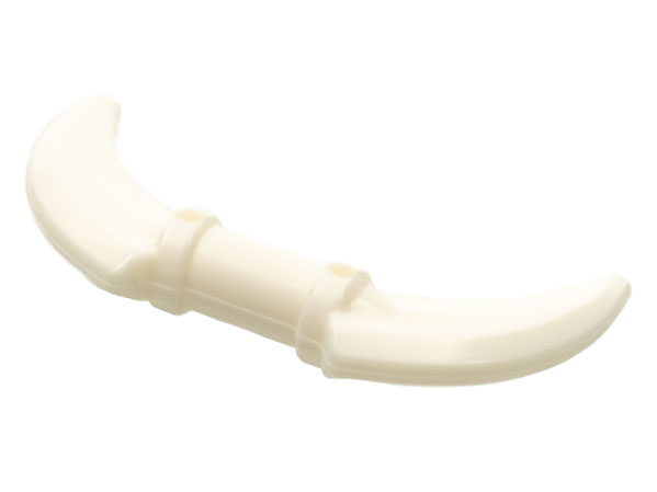 Weapon Scythe / Hook with Double Blades in White