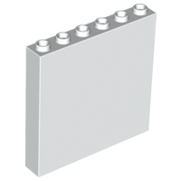 Brick 1 x 6 x 5 in White