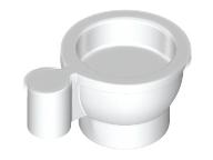 Equipment Cup / Teacup in White