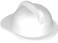 Helmet Fire in White