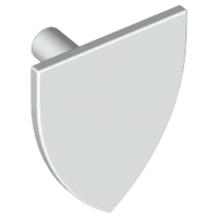 Shield Triangular in White