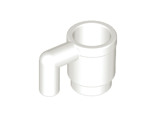 Equipment Cup / Mug [Plain] in White