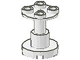 Support Round 2 x 2 x 2 Stand with Blocked Center Hole in White