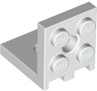 Bracket 2 x 2 - 2 x 2 in White
