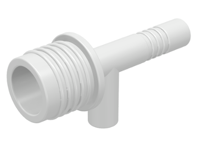 Weapon Gun / Torch (Space) [with Grooves] in White