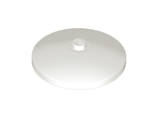 Dish 4 x 4 Inverted [Radar] in White