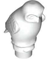 Animal, Bird, Owl Large, Rounded Features in White
