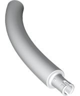 Animal Body Part / Plant, Tail / Neck / Branch / Trunk, Middle Section with Pin, Round Pin Hole in White