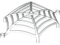 Insect Accessory, Spider Web, Dome Shaped with Bars, Holes in White